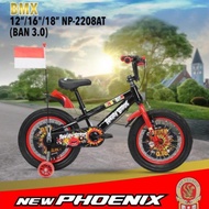 BOYS' BMX BIKE 12 INCH PHOENIX ANGRIBIRD 2208AT BMX 12 PHOENIX 2208AT 3.0 TIRES