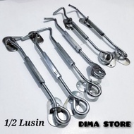 (6 pcs) Hexagonal Chrome Window Wind Rights for Homes, Quality Window Supports Window Lock