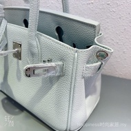 20-30CM Togo Leather Platinum Bag