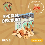 Vietnamese mixed nuts with dried fruits set of 5