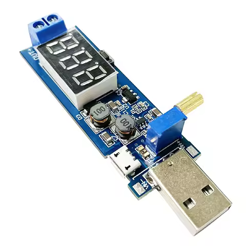 USB DC Boost Module DC-DC 5V to 3.5V/12V USB Step UP / Down Power Supply Module Adjustable Boost Buc