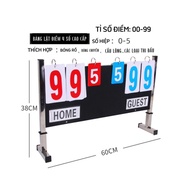 Sports score flip chart - Table Tennis - Volleyball - Badminton - Basketball -Tennis - Volleyball...