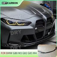 On sale Dry Carbon Fiber Front Bumper Lip Splitters Spoiler Lip Body Kits For BMW G80 M3 G82 G83 M4 
