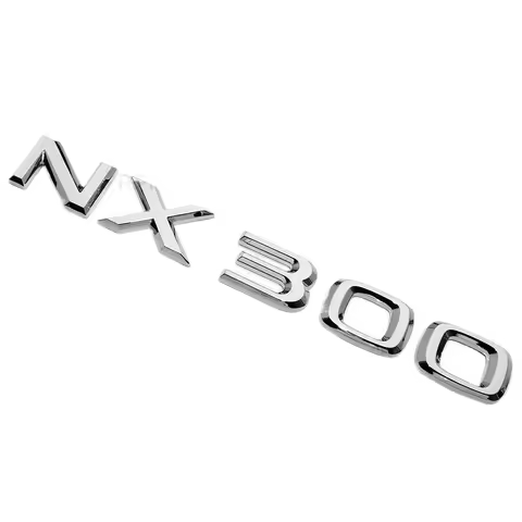 For Lexus Liftgate OEM Chrome NX 300 Letter Logo Badge Car Emblem Replace F-Sport