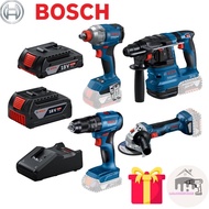 BOSCH COMBO 18V GWS 180-LI / GSB 185-LI / GBH 185 / GDX 18V-285 , BATTERY GBA 18V GBA 18V 4.0AH 2.0A