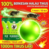 Powerful Mothball Rodent Repellent Bait, Effective Indoor Mouse & Rat Killer, Safe Household Rodent 