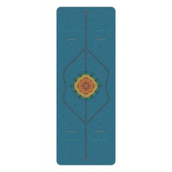 jianyou Zen Rhyme Frosted Pu Natural Rubber Yoga Mat Sweat Absorbing Sports Home Thick Workout Fiess