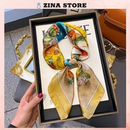 Korean fashion badana silk scarf for the beach size 70x70