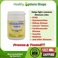 Fern D Vitamins Original 60s 1000 i.u Vitamin d Supplement for Adult Vitamins Para sa Gustong