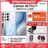 TECNO Camon 40 Pro 5G (24GB(12+12)RAM + 256GB ROM) l NFC l 144Hz Refresh rate 🎁TECNO Malaysia Warran