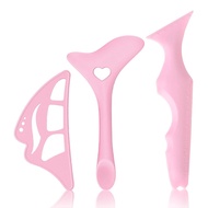 Set Stensil Celak DAGEDA 3Pcs, Sesuai untuk Pembayang Mata Eyetour, Celak, Perisai Maskara, Stensil 