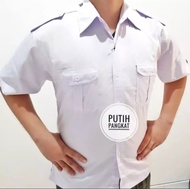 Baju Lapangan PDH/PDL Kemeja Pendek Warna putih Seragam Dinas Lapangan