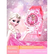 jam tangan perempuan murah jam tangan jam tangan perempuan original Children's Toy Watch Girl Elsa L