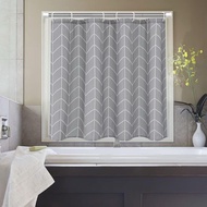 【Direct from Japan】Shower curtain for small windows, short length, mildew resistant, unit bath, 100 