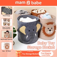 35*35CM Felt Clothes Storage Basket Toy Storage Box Animal Shape Living Room Storage Bucket For Kids