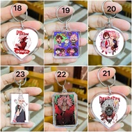 Dandadan Ayase Momo,Takakura Ken keychain / Dandadan Ayase Momo,Takakura Ken anime keychain