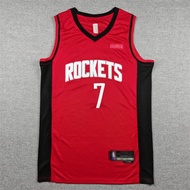 Houston Rockets No.7 Kevin Durant Jersey Embroidered Summer Breathable Basketball Jersey for Men's