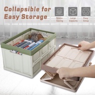 QQ MART 30L / 56L Collapsible Foldable Storage Bin Stackable Container Car Indoor Portable - RC36
