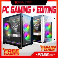 PC Gaming Ryzen 5 5600GT RAM 64GB SSD 1 TERA HDD 500GB