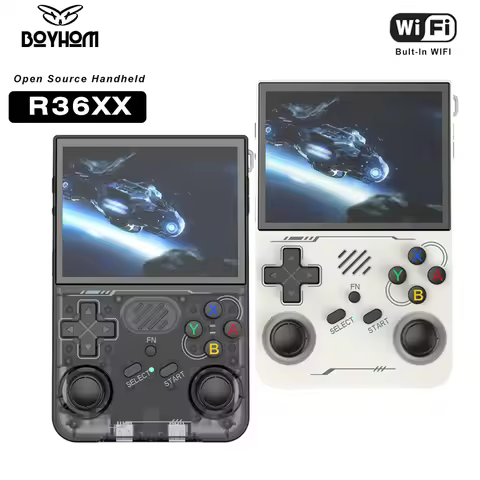 R36S updated R36XX Retro Handheld Game Console Linux ARKOS 3.5Inch IPS Screen Portable Pocket Video 