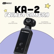 KiTBEEZ KA-2 Pocket WiFi Action Camera 4K 16MP 270° Rotation Waterproof Ideal for Sports Diving Vlog