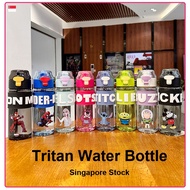 Disney 550ml Spiderman Ironman Elsa Mickey Alien Lotso Buzz Lightyear Tritan Kids Water Bottle