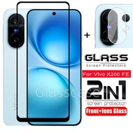 Vivo X200 FE 2025 2 in 1 Screen Protector Tempered Glass Film For Vivo X200 X 200 FE X200FE VivoX200