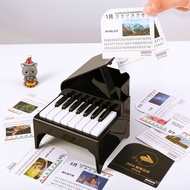 2024New Year Mini Piano Calendar Can Play Jay Chou Desk Calendar Desktop Decoration Birthday Gift Creative F6WB