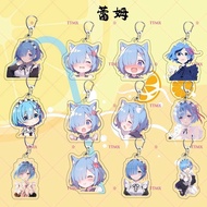 RE0: Gantungan Kunci Akrilik Rem Anime