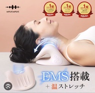 日本 Wavewave Neck Revive EMS Neck Massager 多功能無線充電款智 能加熱氣囊波浪式動態拉升承托高度可調 頸椎按摩器 熱敷按摩富貴包輔助枕頸枕 枕頭按摩儀