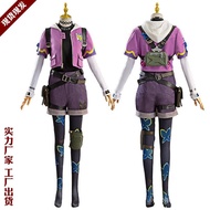 Valorant Deadlock Cosplay Costume Ring Jett & Sage Wig Backpack Full Outfit for Comic Con Anime Role