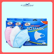 Combo 10 boxes [100 pieces] 5D Masks Nam Anh FAMAPRO 3 layers of skin hugging form, Hacker age