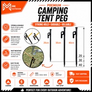 Camping Tent Nail Peg/ Pole Holder for Flysheet Tarp 20 30 40 Cm Awning Canopy Tent Peg Hammer Hikin
