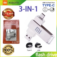 XiaoMi Flashdisk DRIVES usb type-c 2in1 tipe OTG Kartu memori Memory stick 64GB 128GB 256GB 512GB 1T