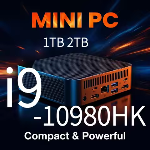 2026 Mini PC Intel Core i9 10980HK Intel 16GB RAM 1TB 2TB SSD 4KHD Pocket Desktop PC Gaming Computer