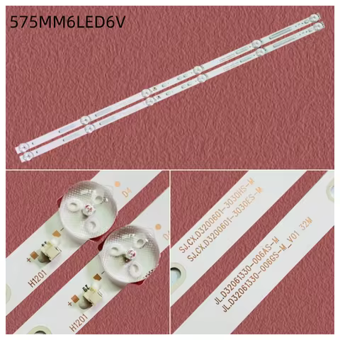 10PCS LED Strip V320BJ6-Q01 CX315DLEDM V320BJ8-Q01 Band Ruler HL-00320A30-0601S-07 A1 2*6 HL-00320A3