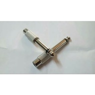 Akai Mono RCA Connector RCA Socket Connection Silver Iron