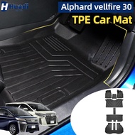 3D Car mat alphard 30 vellfire 30(2015-2022) agh30 anh30 TPF carpet car floor mat car foot mat