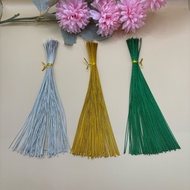 Twisted Rope Size 1mm (Pack Of 100+10 Pieces/Length 19-22 CM.) Hundred Leaves For Making Coins Scatt