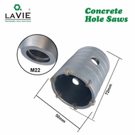 La Vie 1 Set Sds Plus 50mm Concrete Hole Saw Electric Hollow Core Drill Bit Shank 110mm Cement Stone Wall Air Conditioner Alloy