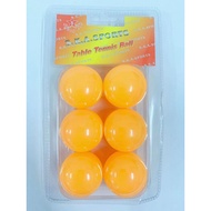 6 pcs Pingpong Balls 40mm table tennis training balls, ping pong balls Thickened explosion-proof pro