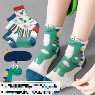 K7 5-pack 4-10 year old cartoon boy socks elastic socks
