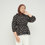 OLLA BLOUSE - MODERN WOMEN'S TOP TOP/ MODERN FLORAL BLOUSE KOREAN STYLE FLOWY DRESS WITH WRIST BLOUS