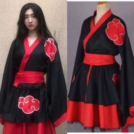(PDS) AKATSUKI KIMONO FEMALE COSTUME COSPLAY JUBAH