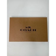[ORIGINAL 100%] Coach Box Only Men Wallet Set With Card Wallet/Box Men's Wallet Set - Brown