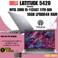 Dell Latitude 5420 Intel Core   i5 -  i7-1165G7 11TH GEN 32GB DDR4 3200MHz-512GB SSD--14" FHD IPS Wi