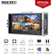 SEETEC ATEM156-CO 15.6 Inch Quad-Split Monitor Carry-on Broadcast Director Monitor with 4 x HDMI I/O