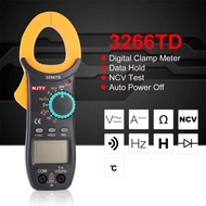 ดิจิตอลแคลมป์มิเตอร์ 3266TD DC/AC โอห์มแอมป์โวลต์ไดโอด NCV Multimeter Ammeter