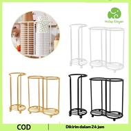 Paper Cup Dispenser Paper Cup Rack Paper Cup Organizer Rack Slot Cup Glass Rack Metal Cup Holder Rac