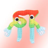 Colorful No. 67 Steal A Brainrot Rainbow 67 Plush Toy No. 67 Stuffed Doll Toy Game Peripherals Chris